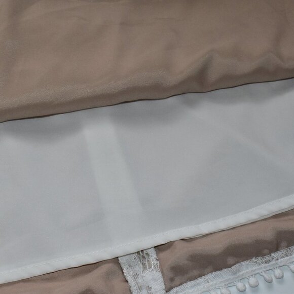 Vince Camuto Floral Lace Boho Shift Dress White Size 6 - Picture 12 of 16